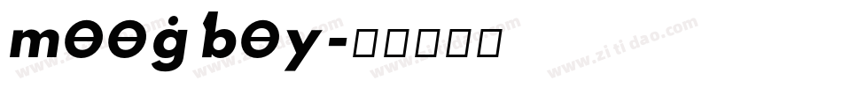 Moog Boy字体转换